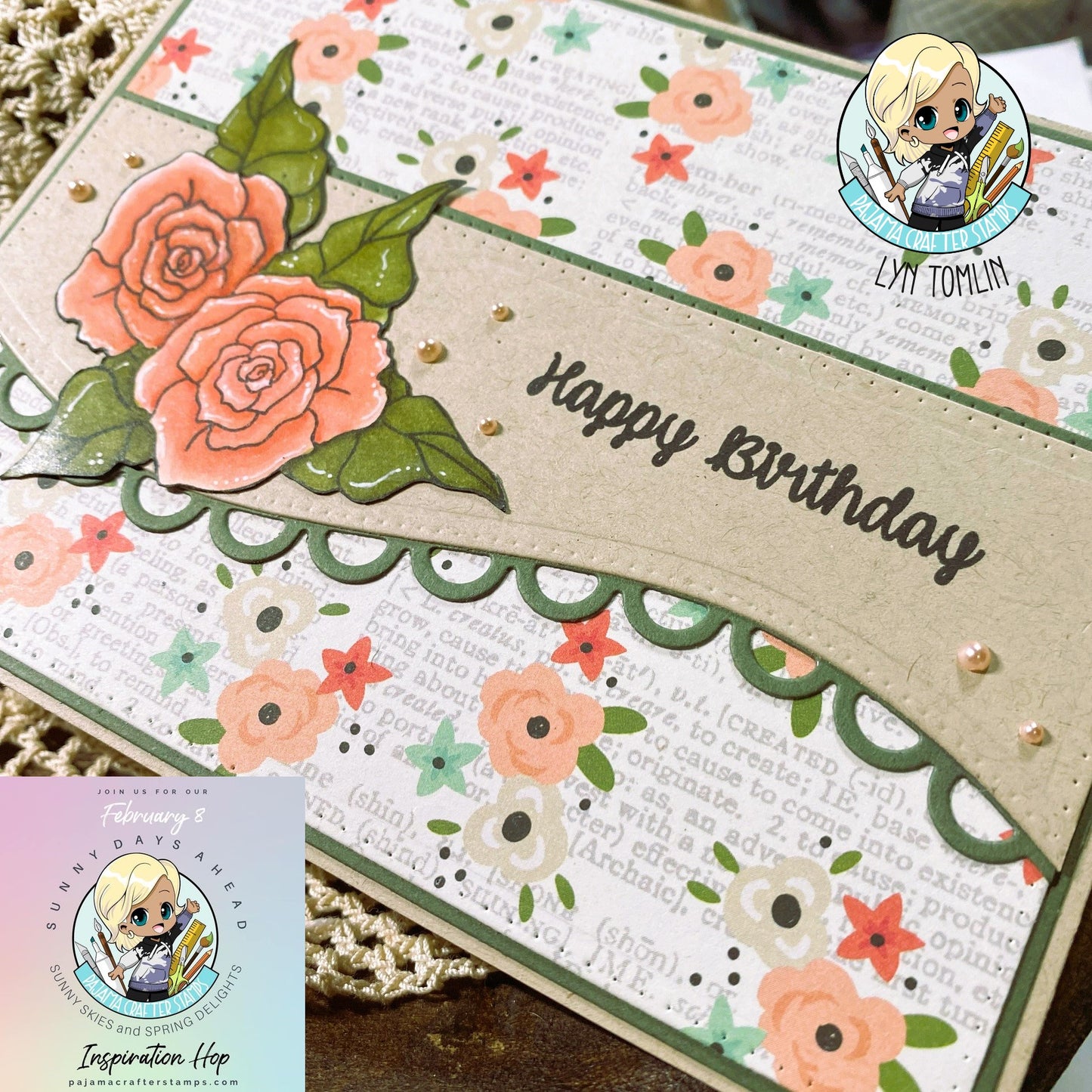 Stitched Scalloped Border Die