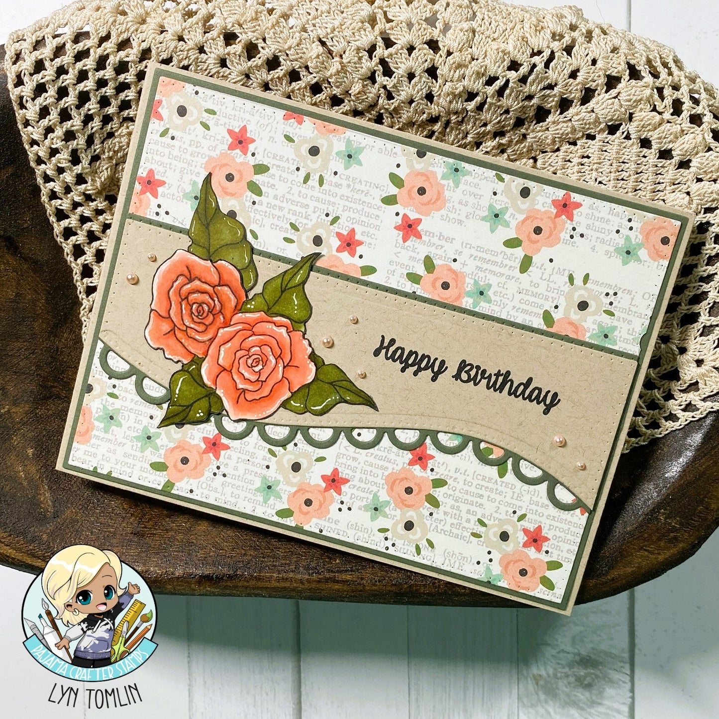 Stitched Scalloped Border Die