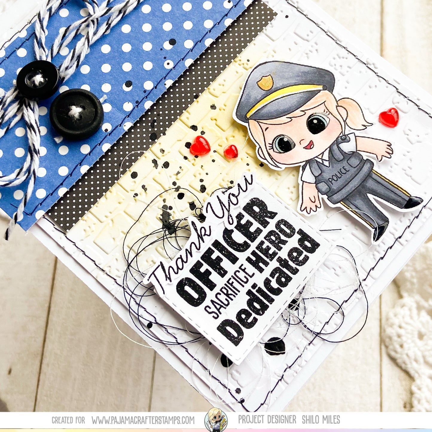 Back The Blue Stamps