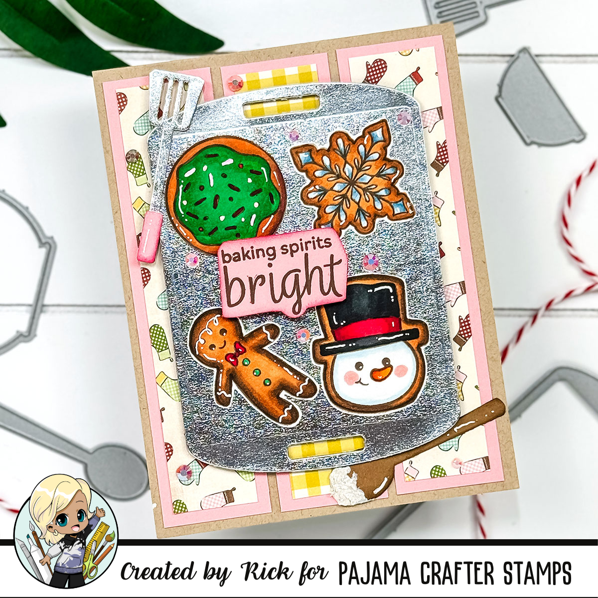 Baking Spirits Bright Stamp & Die Bundle