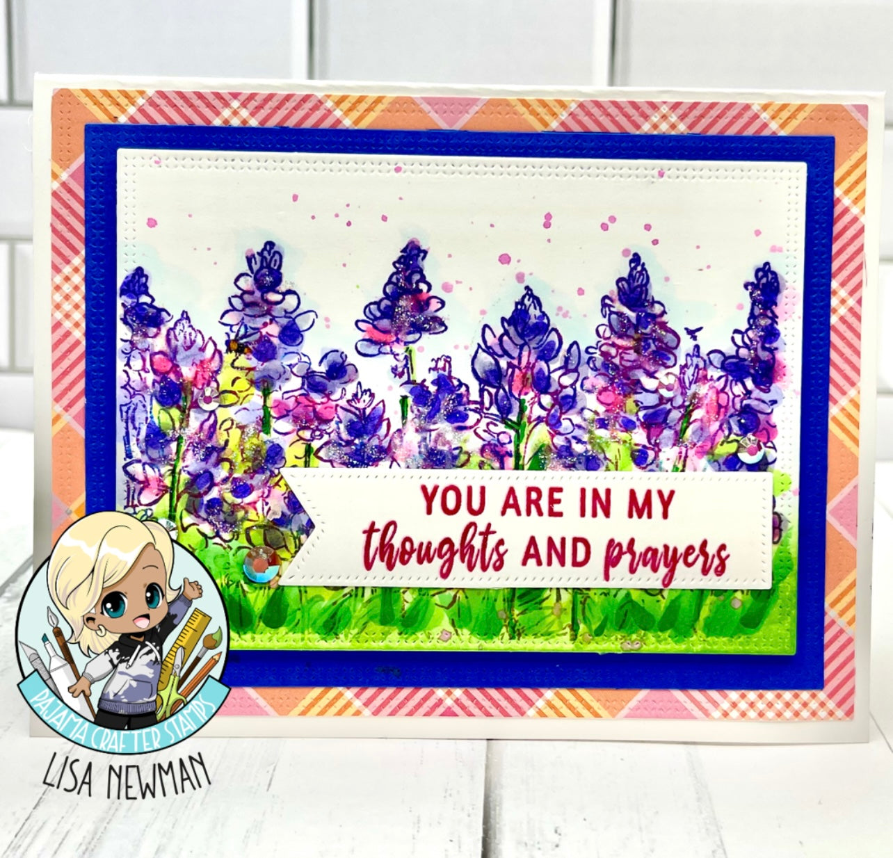 Sketched Florals - Bluebonnets Stamp & Die Bundle
