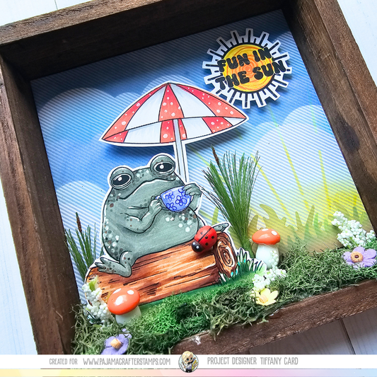 Bog Frog Stamps