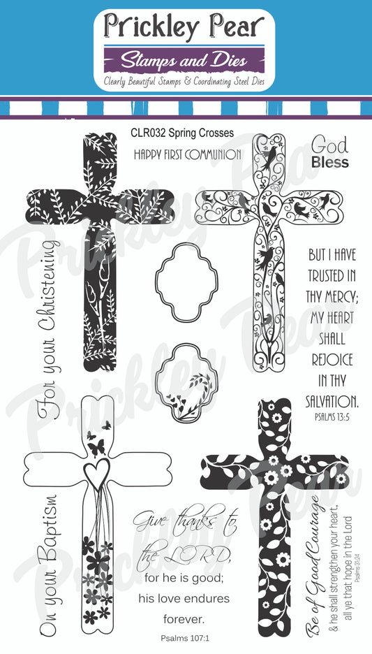 Stamps - Spring Crosses - CLR032