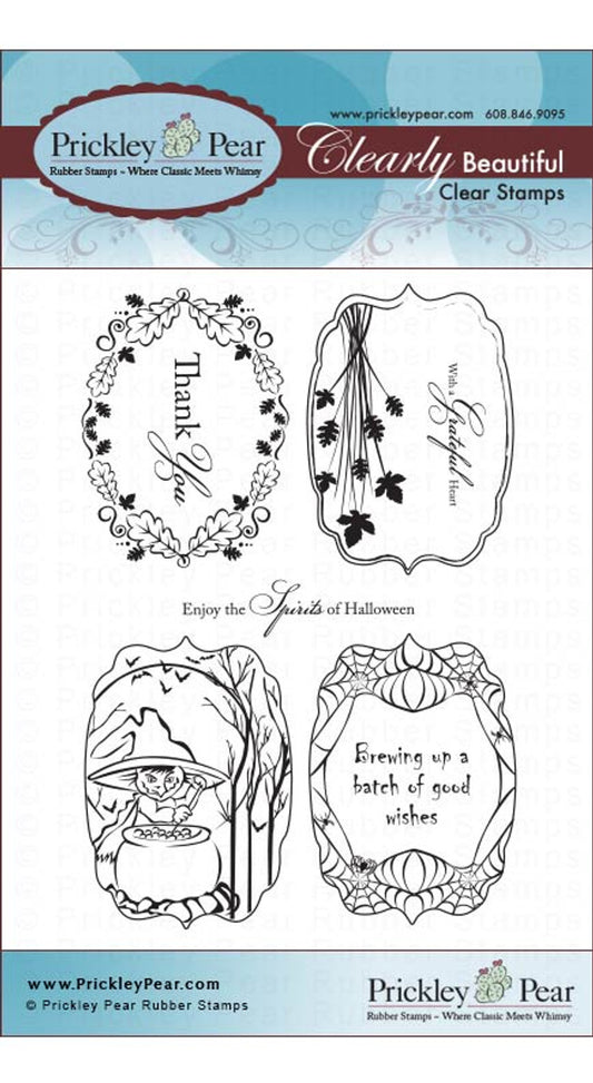 Stamps - Flourished Ovals 2 Fall - CLR033A