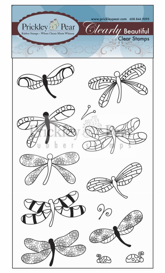Stamps - Dainty Dragonflies - CLR064