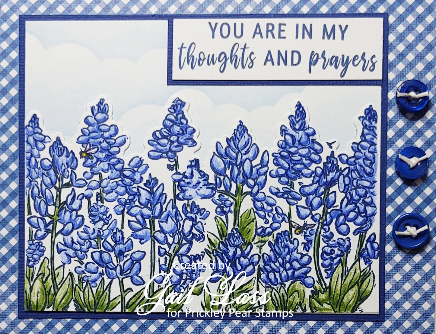 Sketched Florals - Bluebonnets Stamp & Die Bundle