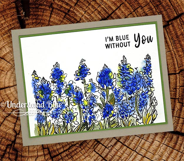 Sketched Florals - Bluebonnets Stamp & Die Bundle