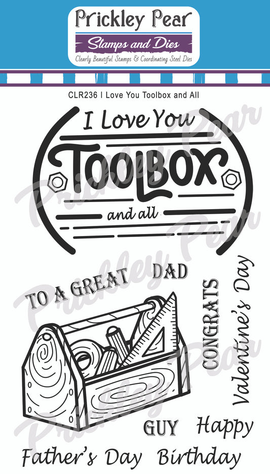 Stamps - I Love You Toolbox and All - CLR236
