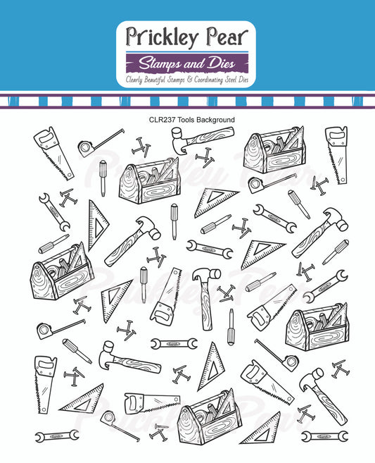 Stamps - Tools Background - CLR237