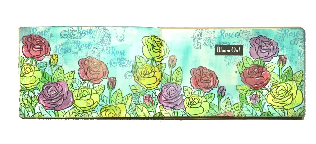 Sketched Florals - Rose Stamps