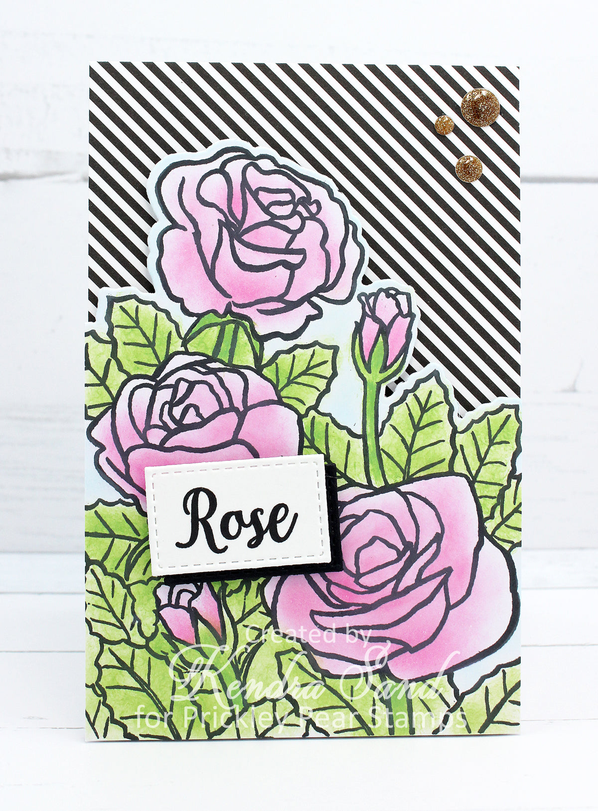 Sketched Florals - Rose Stamps