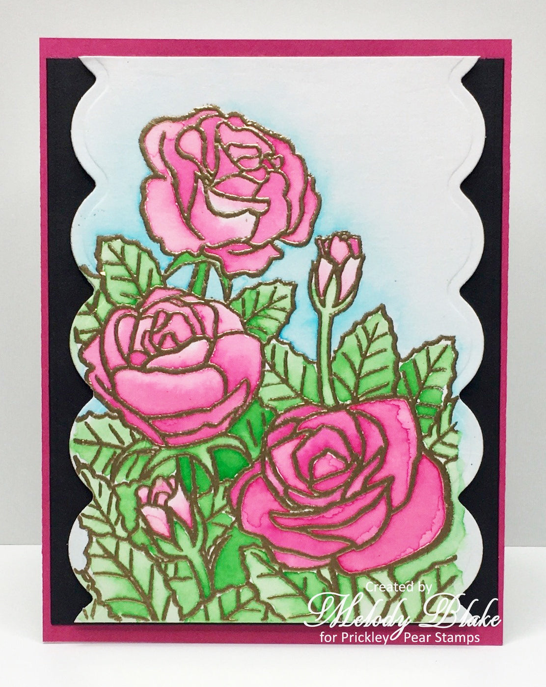 Sketched Florals - Rose Stamps