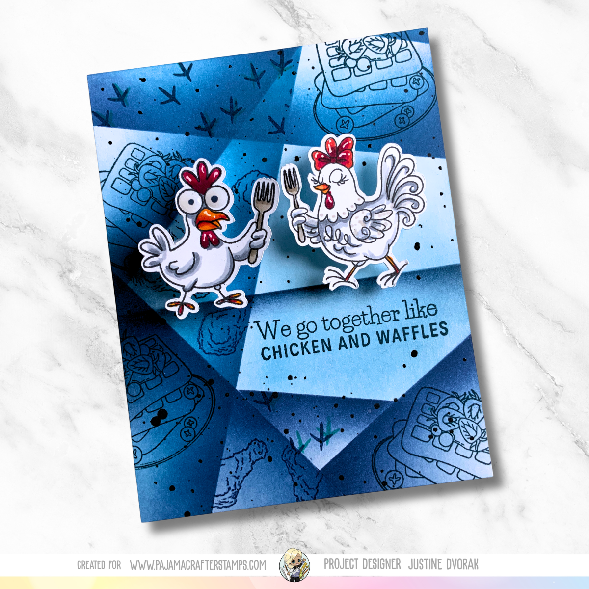 Chicken and Waffles Stamps