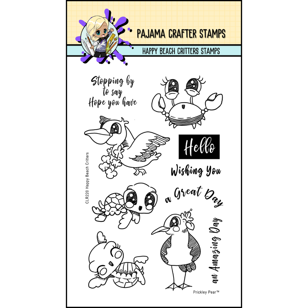 Happy Beach Critters Stamps