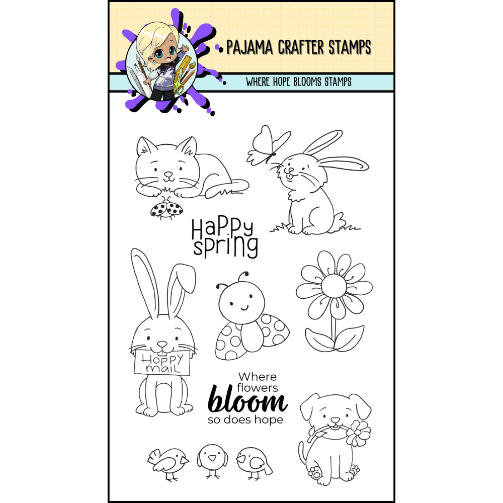 Where Hope Blooms Stamps