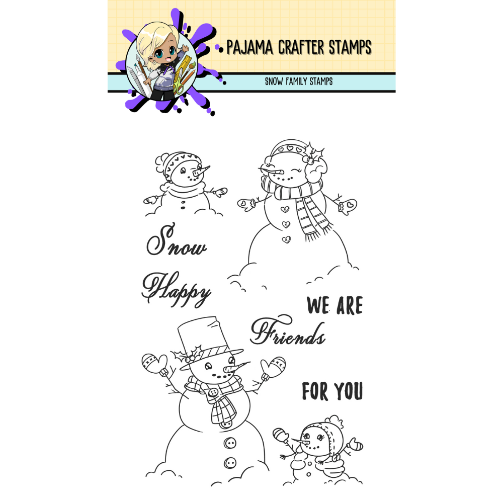 Snow Family Stamps