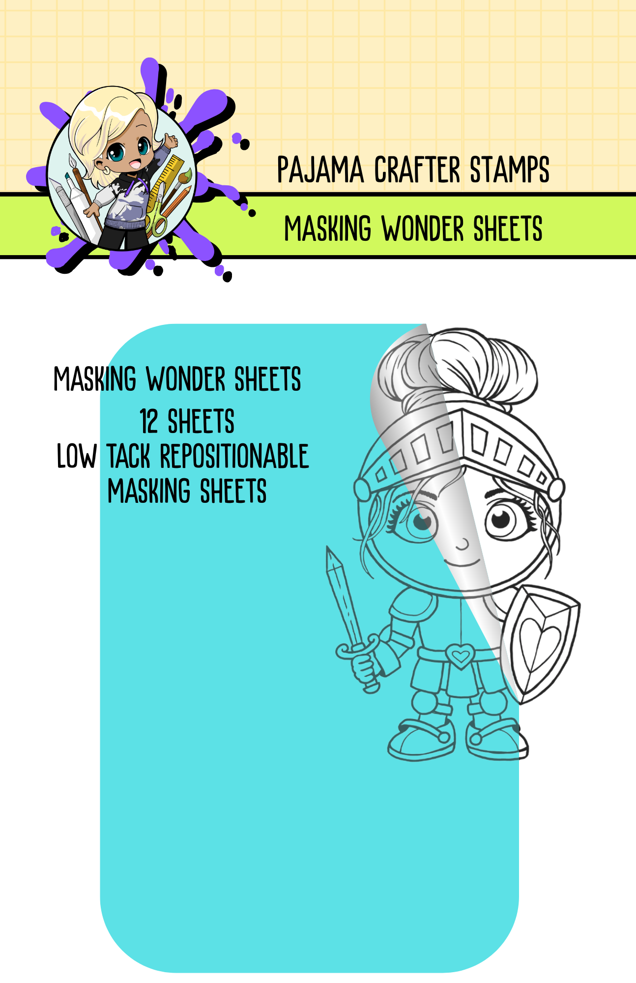 Masking Wonder Sheets - 12 pk