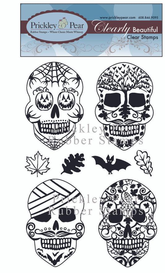 Stamps - Day of the Dead Skull - CLR060