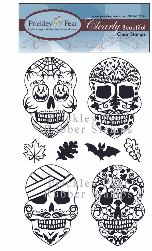 Stamps - Fall Skullies - CLR060A