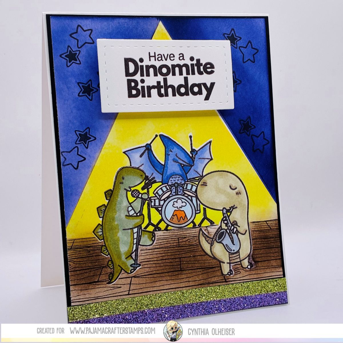 Dinomite Birthday Stamp