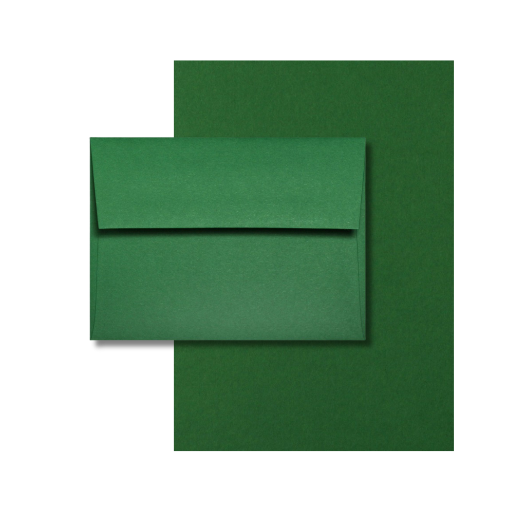 Emerald A2 Card Bases w/Envelopes (Side Fold- 4.25" x 5.5")