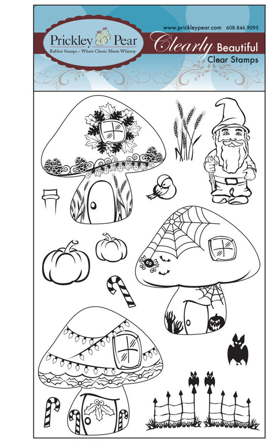 Stamps - Gnome Homes Fall/Christmas - CLR058A