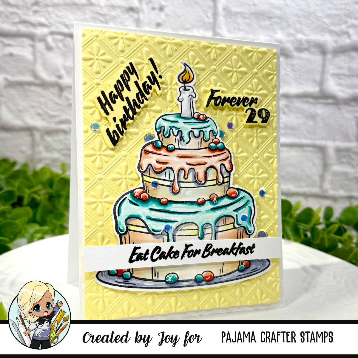 Forever 29 Cake Stamp & Die Bundle
