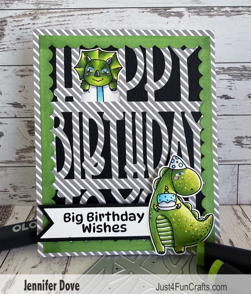 Dinomite Birthday Stamp