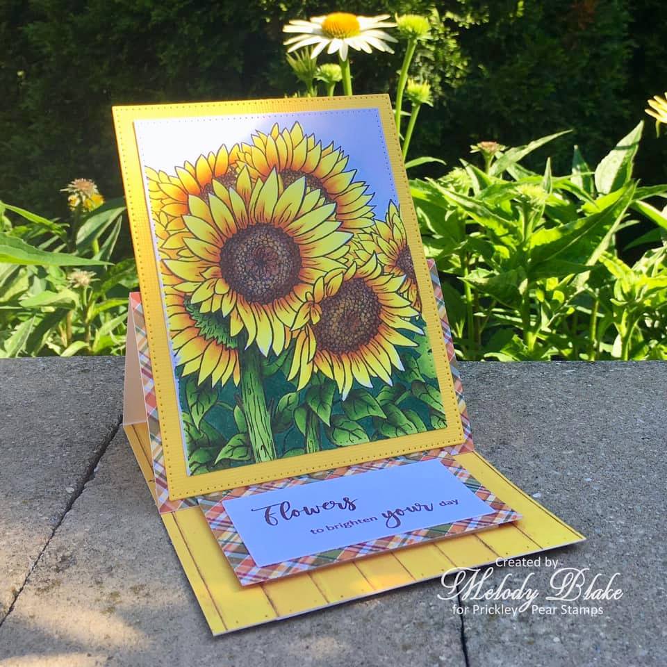 Sketched Florals - Sunflowers Stamp & Die Bundle