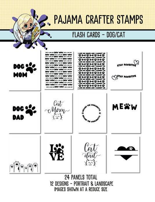 Paper - Flash Cards - DOG/CAT - PCS-035