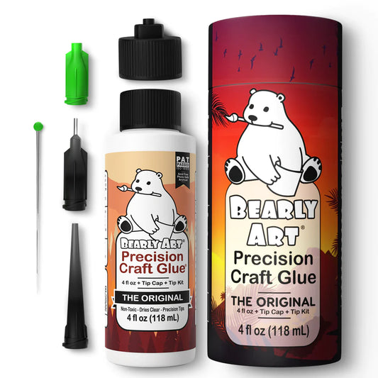 Bearly Art THE ORIGINAL Precision Art Glue - Glue in Keepsake Box