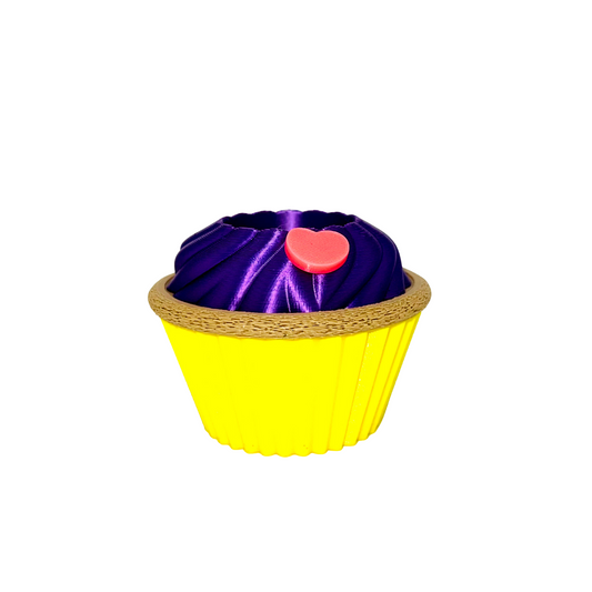 STORAGE - Glue Holder - Cupcake - Purple/Yellow - PCS-002