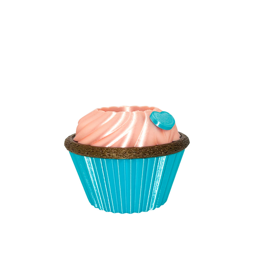 STORAGE - Glue Holder - Cupcake - Pink/Teal - PCS-003
