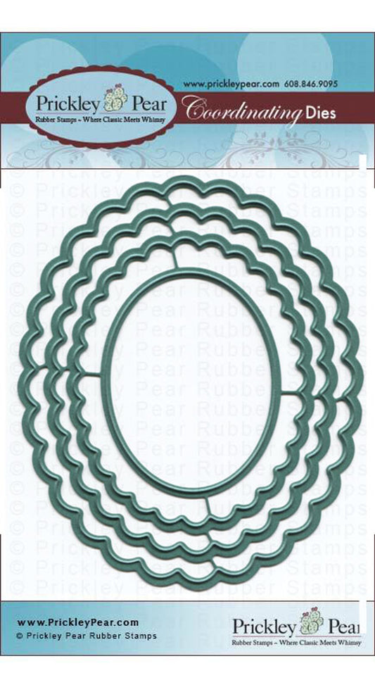 Die - Nesting - Scallop Oval - PPRS-D042