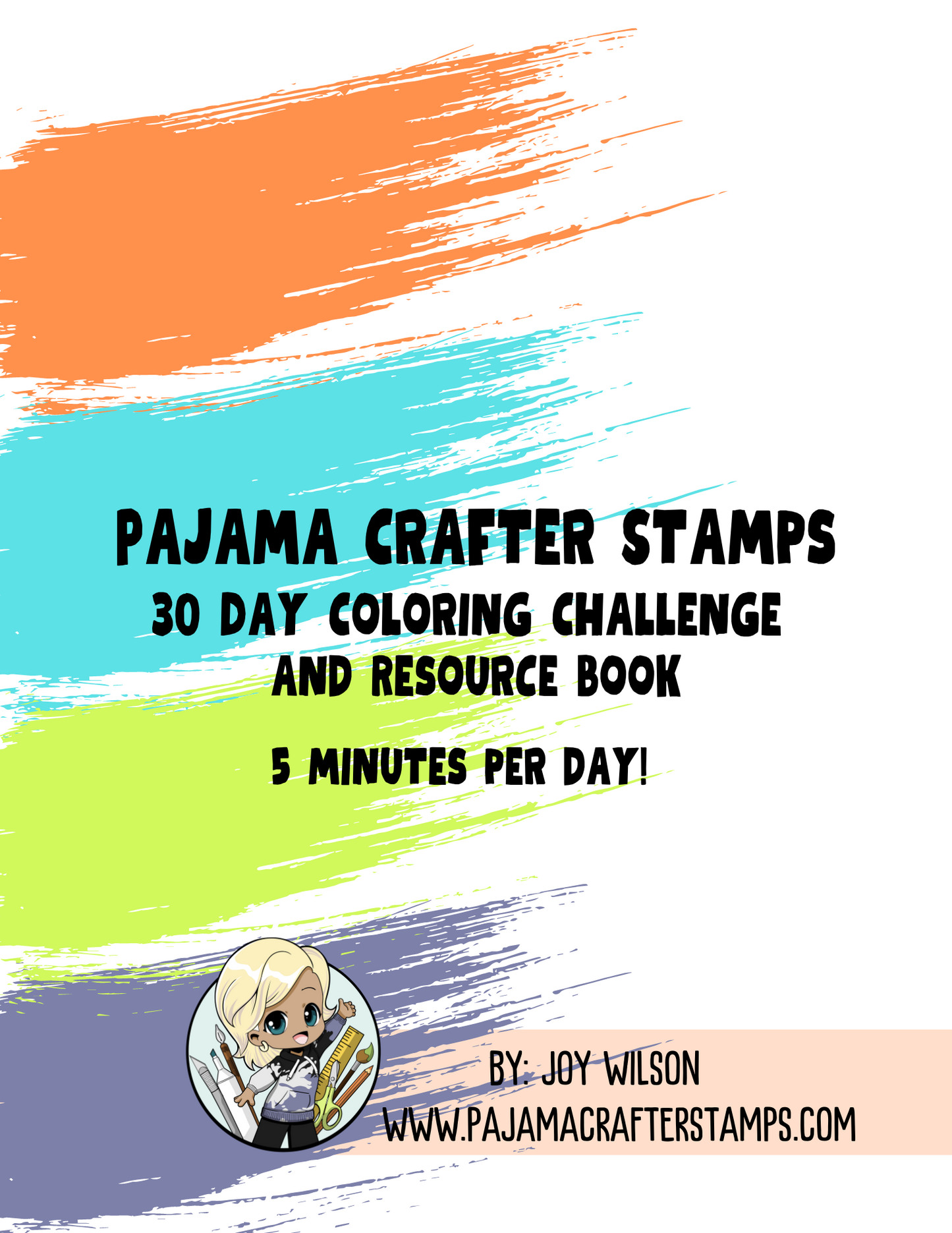 30 Day Coloring Challenge Book - Digital Download