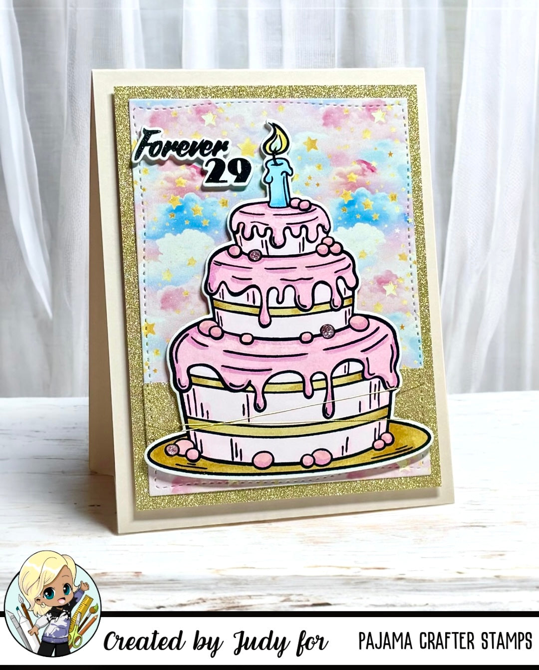 Forever 29 Cake Stamps