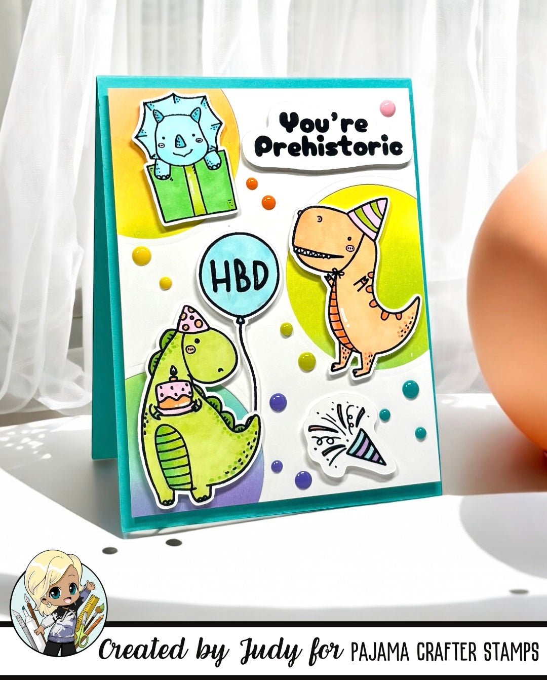 Prehistroric Birthday Stamp