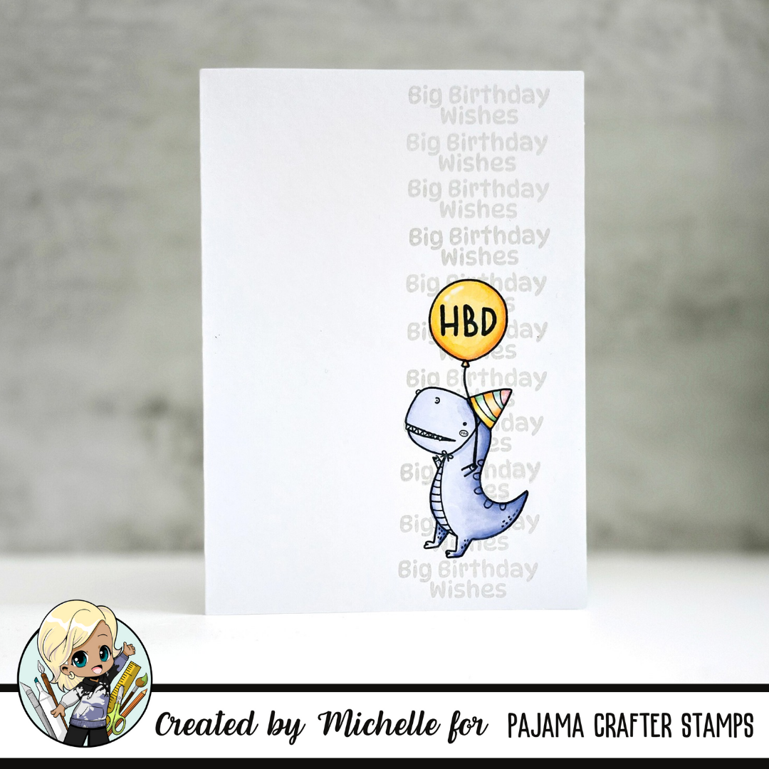 Prehistroric Birthday Stamp