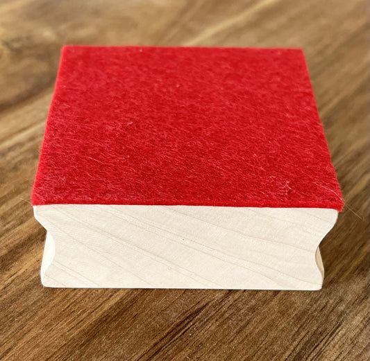 TOOLS - Wood Block Red Stamp Pressing Tool - Red Wood Block Press Tool