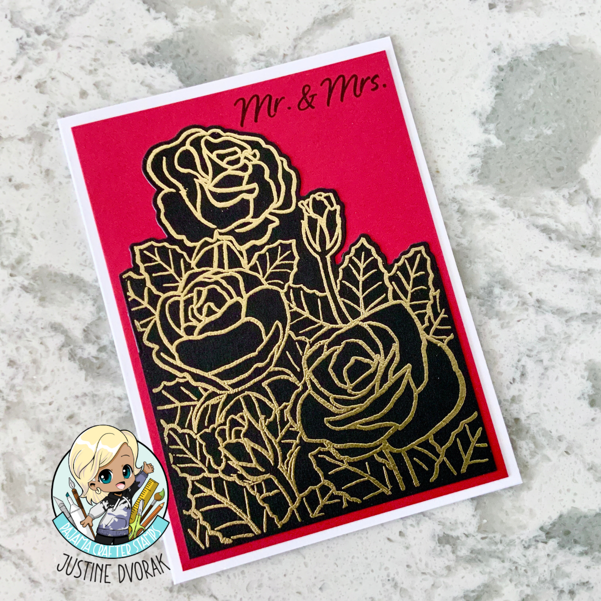 Sketched Florals - Rose Stamps