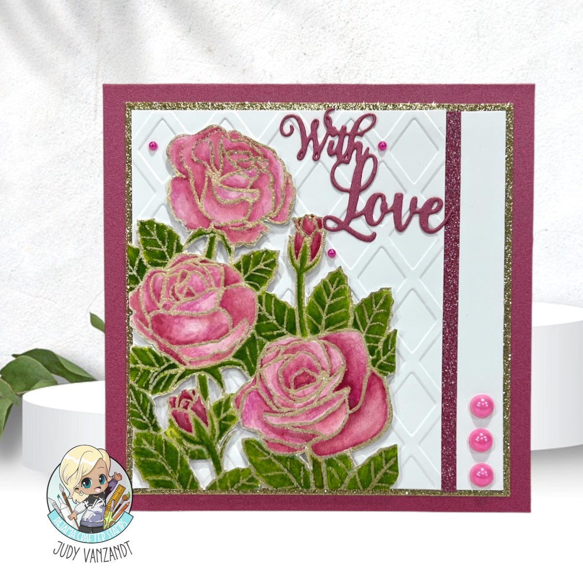 Sketched Florals - Rose Stamps