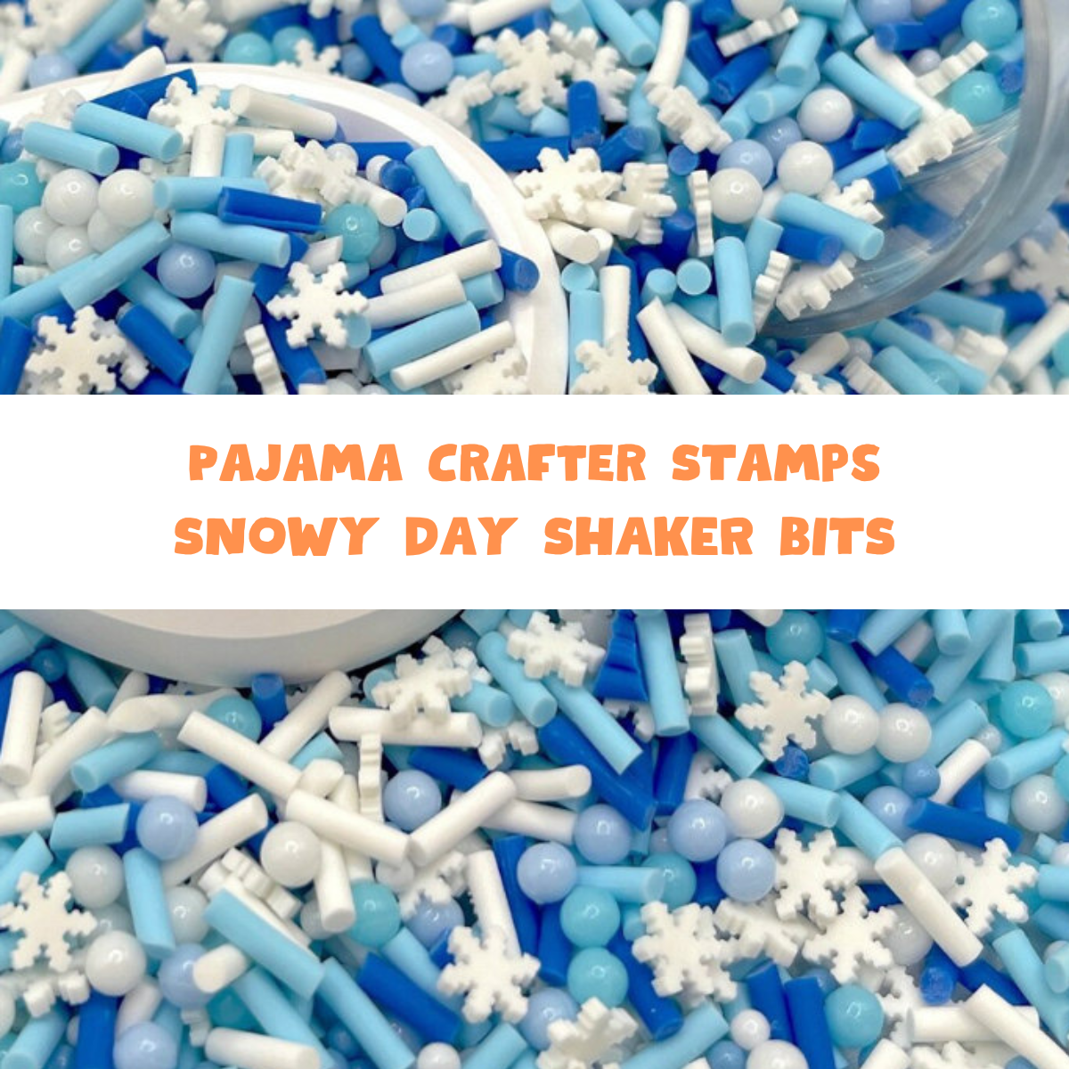 Snowy Day Shaker Bits Embellishments