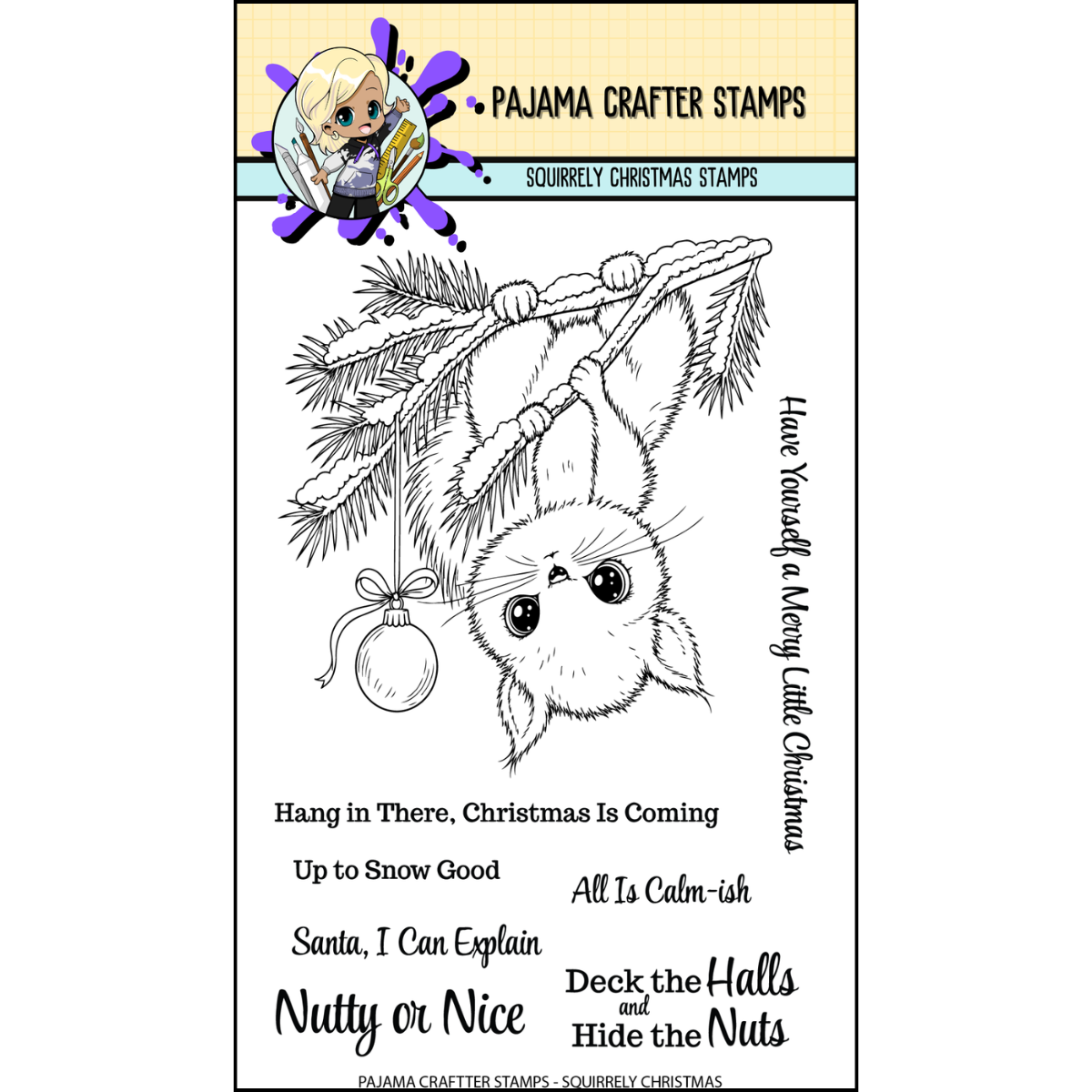 Squirrely Christmas Stamps