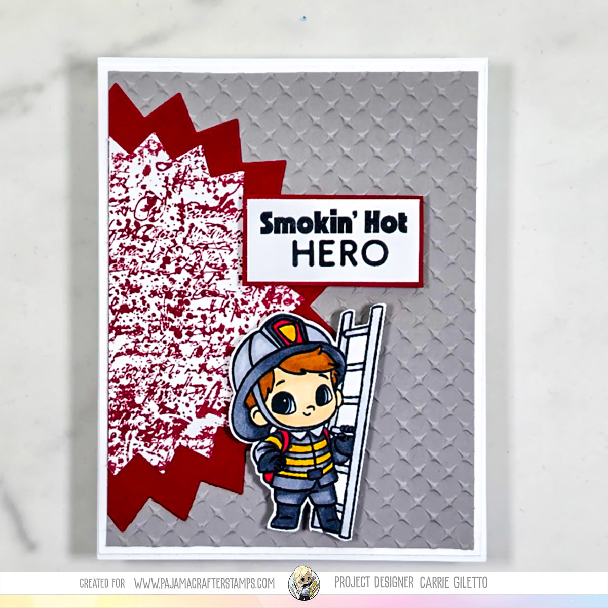 Smokin' Hot Heroes Stamps