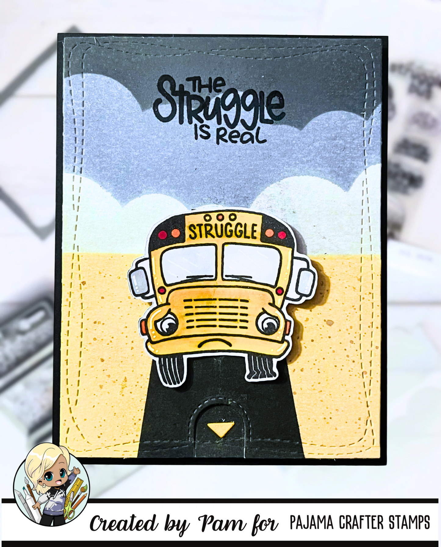 Struggle Bus Stamps