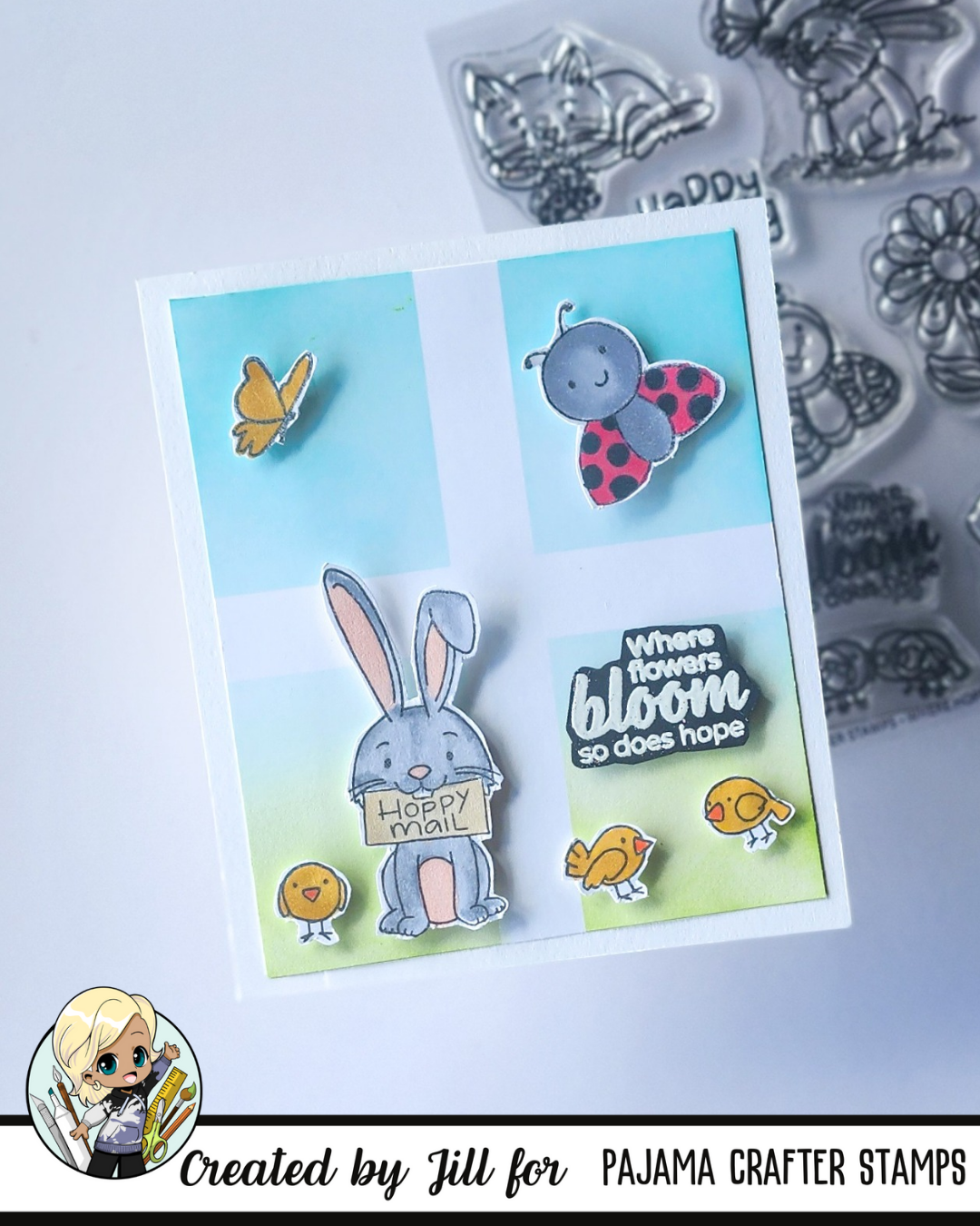 Where Hope Blooms Stamps