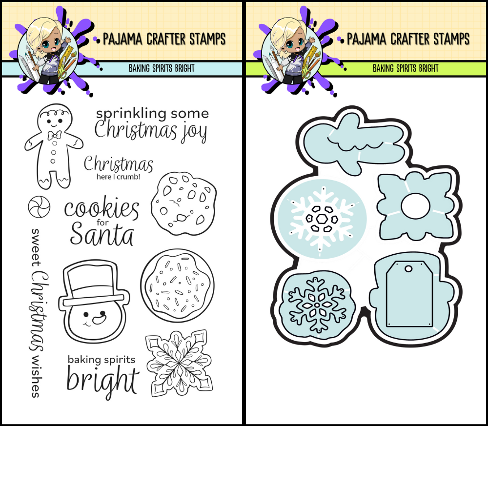 Baking Spirits Bright Stamp & Die Bundle
