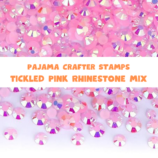 Embellishment - Tickled Pink Rhinestone Mix - PCS-013