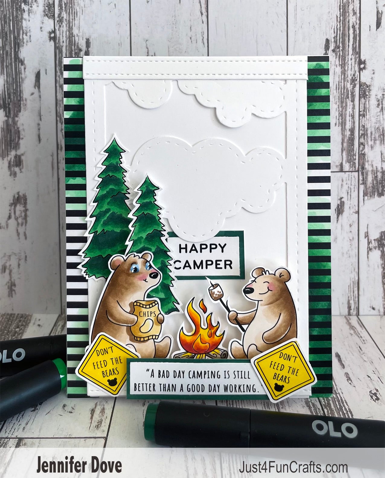 Happy Camper Stamp & Die Bundle