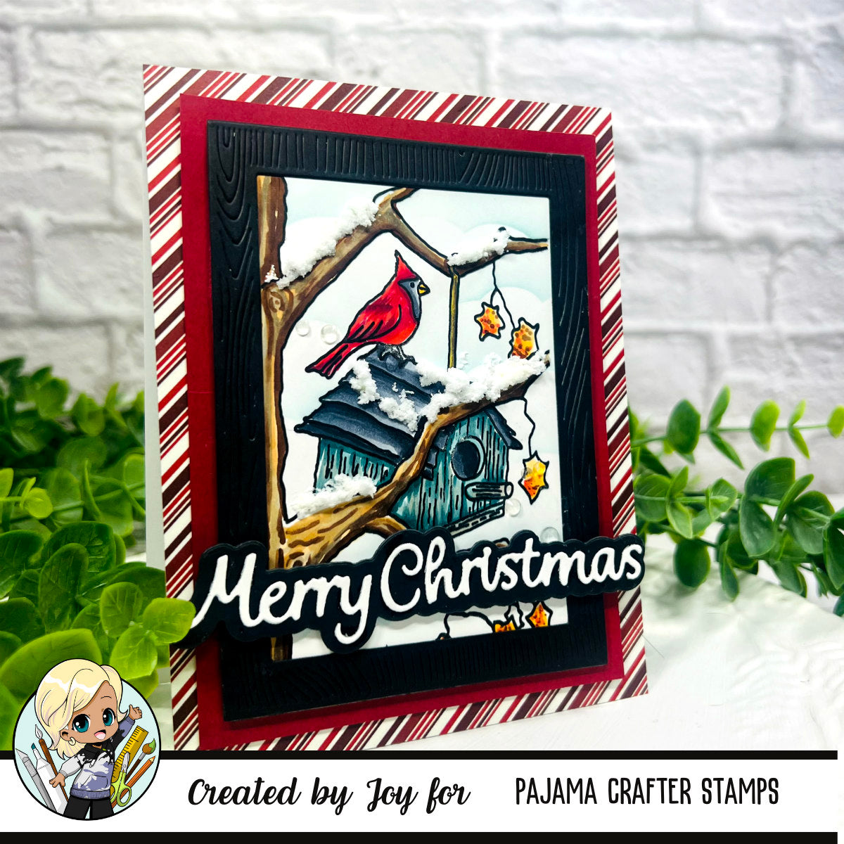 Christmas Words with Shadow Die